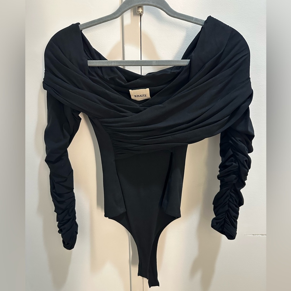 Khaite Cibo bodysuit in Black retail $1200 - Picture 6 of 6